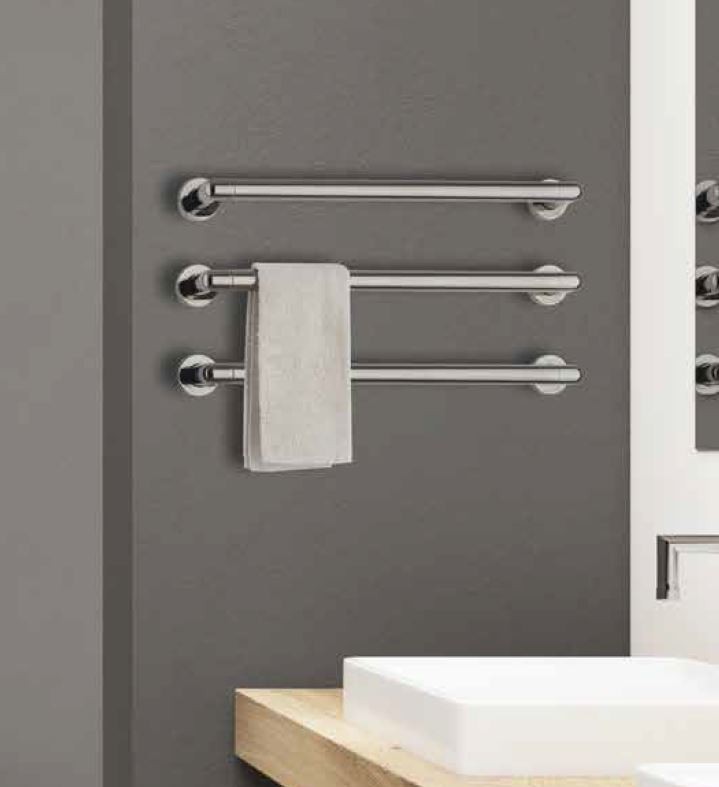 Elektrische handdoekbeugel Designradiator.nl levert de mooiste voor badkamer, keuken, slaapkamer en hal.